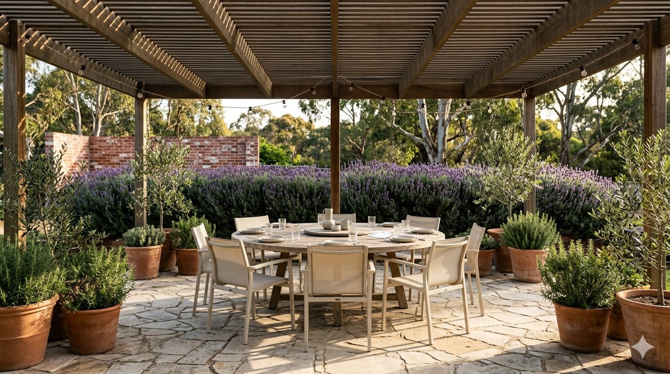 Coastal outdoor entertaining