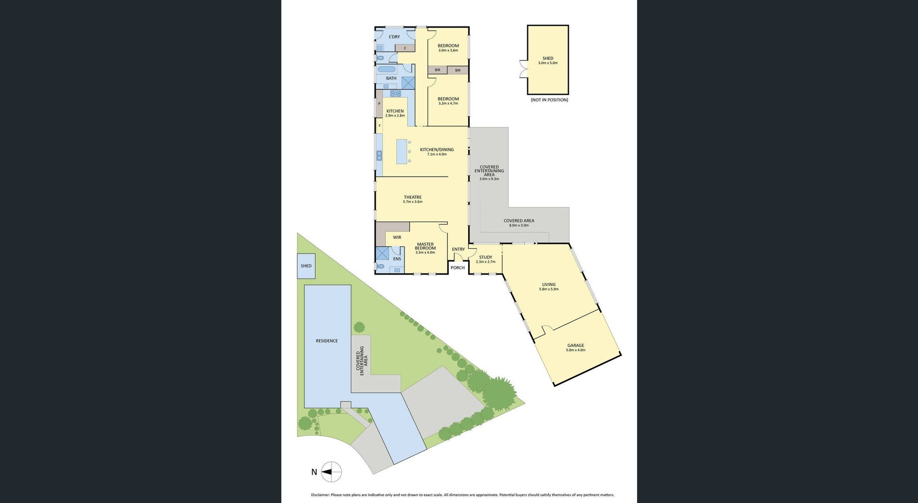 Floorplan of 14 Gowrie
