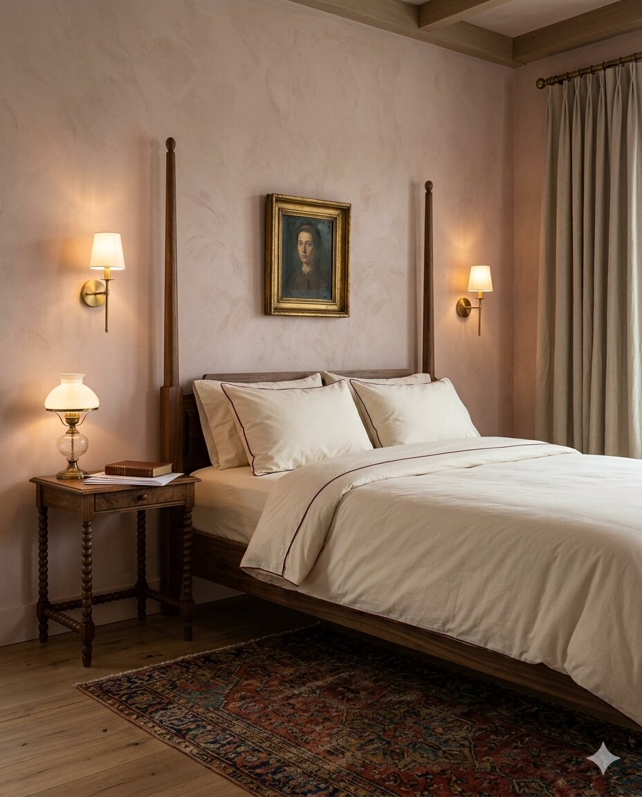 Modern Heritage master bedroom