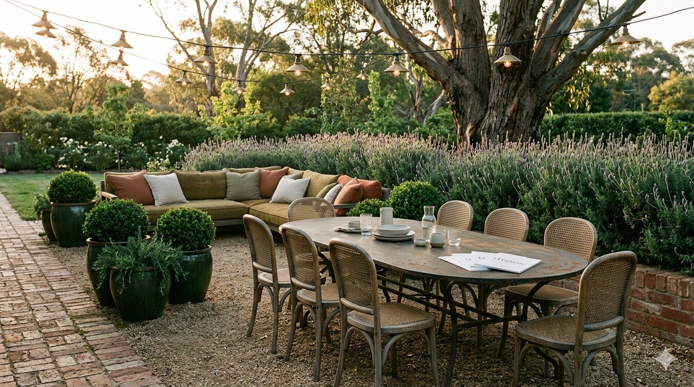 Modern Heritage outdoor entertaining